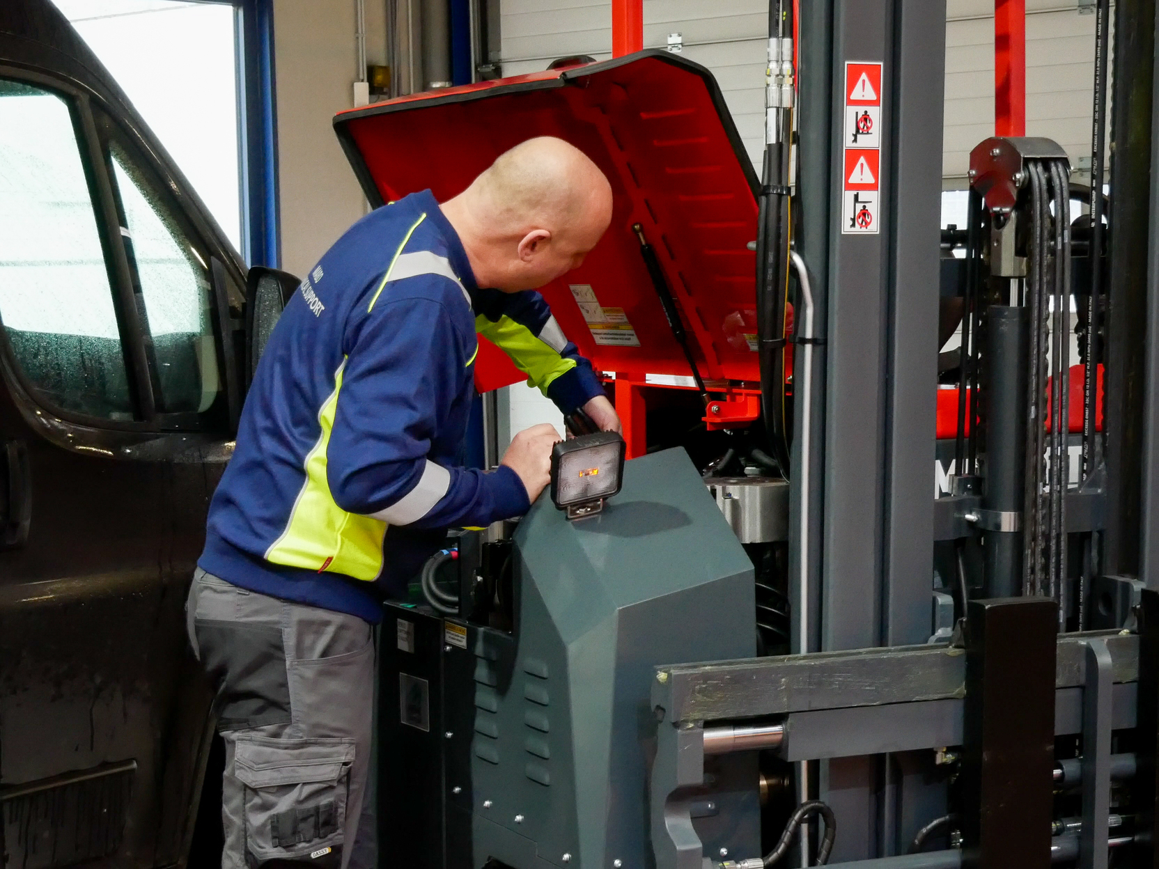 Depannage door Mabo: technieker komt ter plaatse